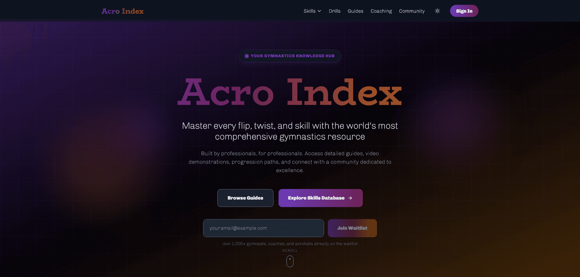 AcroIndex Homepage