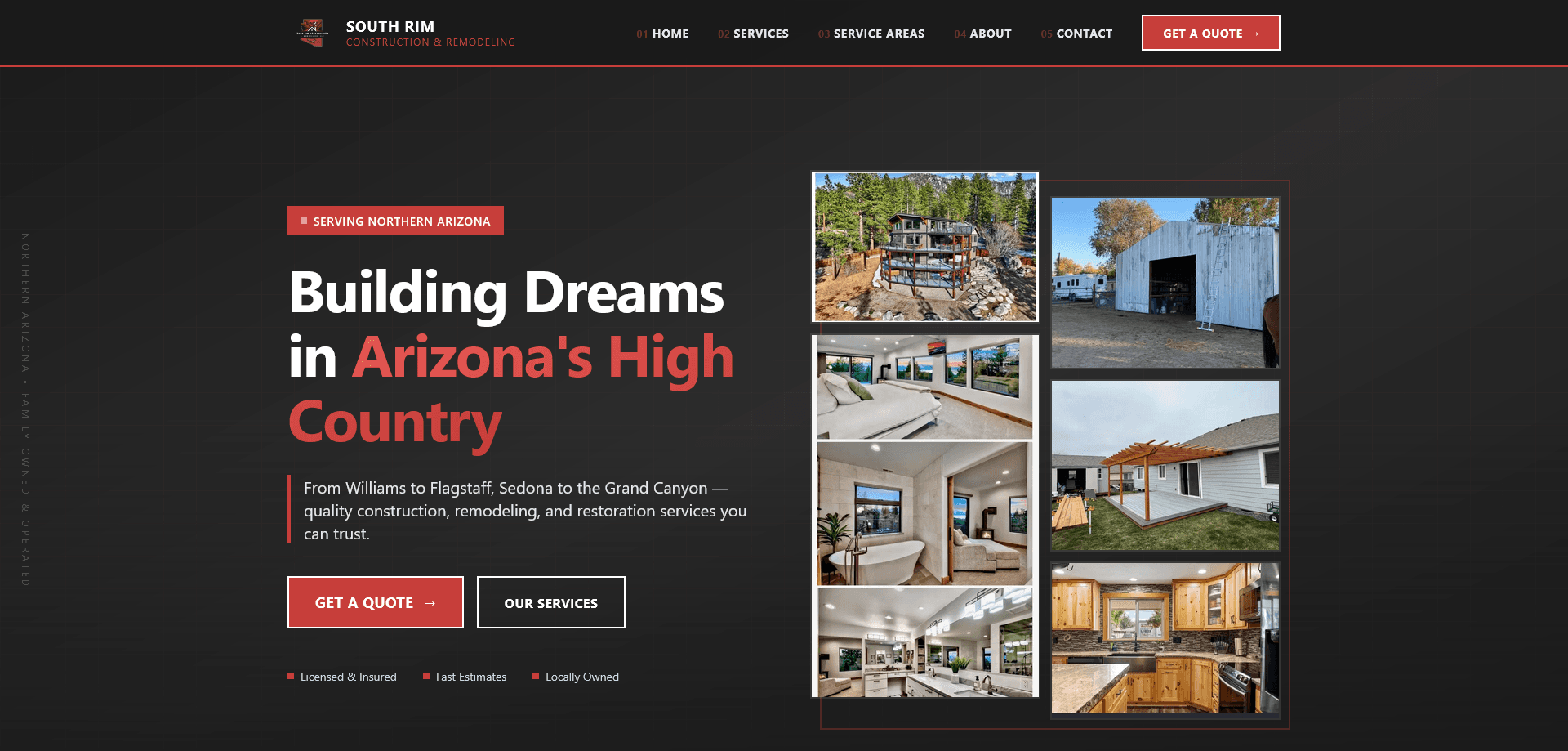 South Rim Construction Homepage